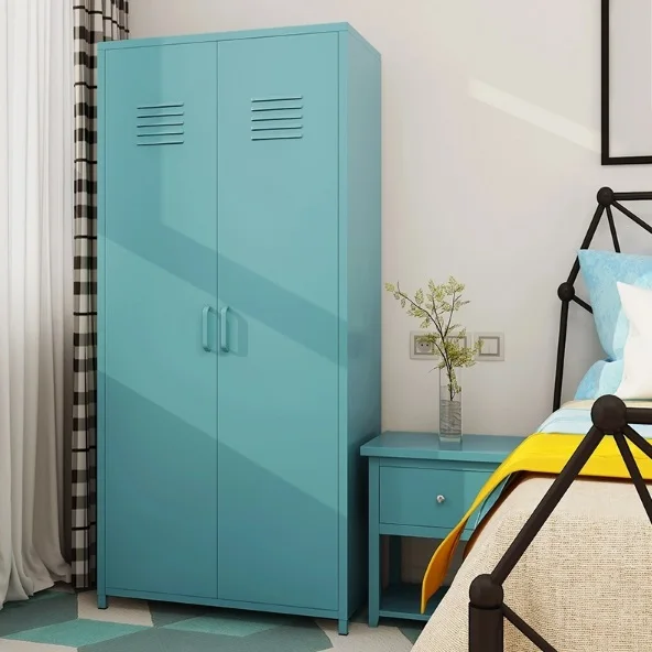 Living room furniture closet locker room furniture 2 door change room locker