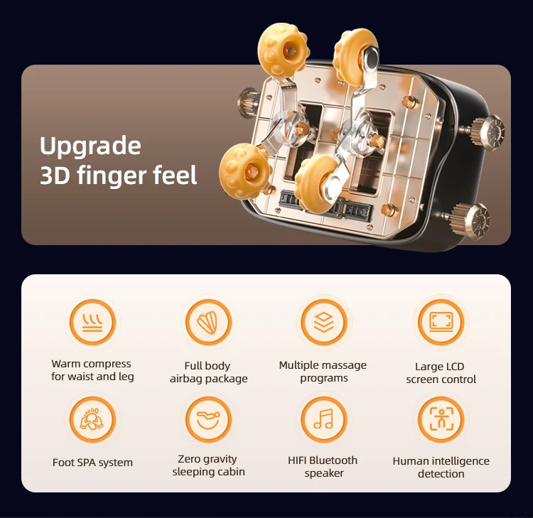 Home Luxury Chair Massager Hot Compress Auto Timing Massage Chair