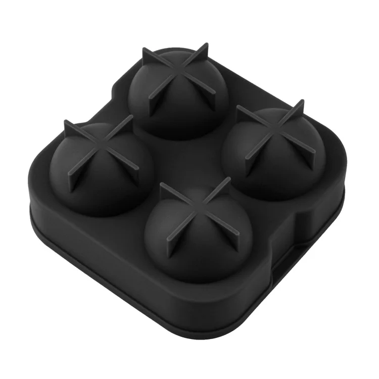 Wholesale Silicone Ice Cube Ball Maker Large for Whiskey Cocktail Big Novelty Round Ice Cube Mold Round Ice Cube Maker