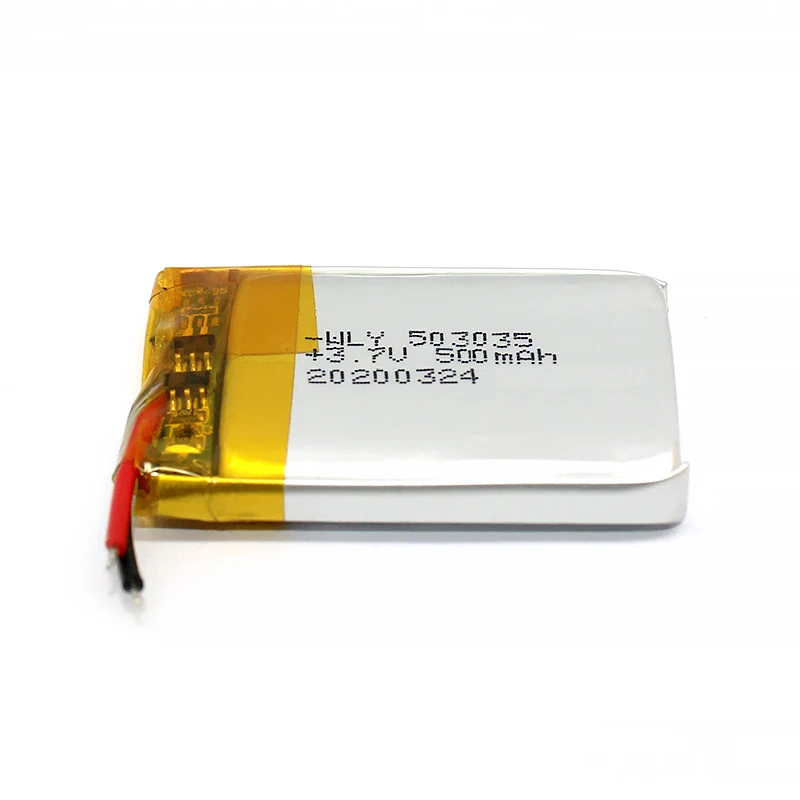 Wholesale Li Lipo Battery 503035 500mah 600mah 3.7v Lithium Polymer for Electronics Devices