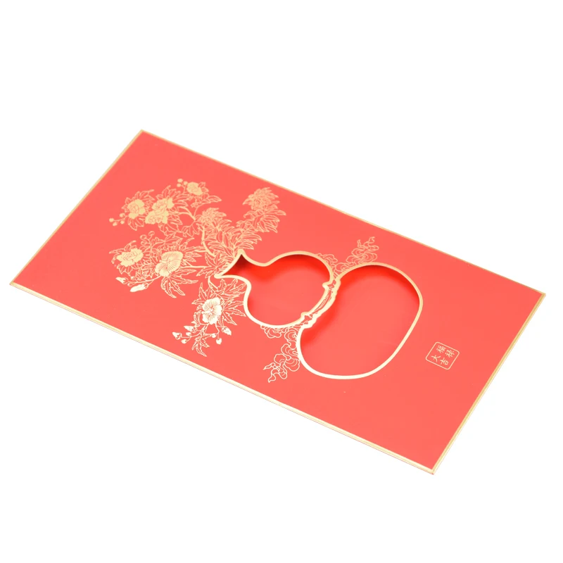 2022 Chinese New Year custom red packet red envelope hot stamping red packet envelopes gold foil