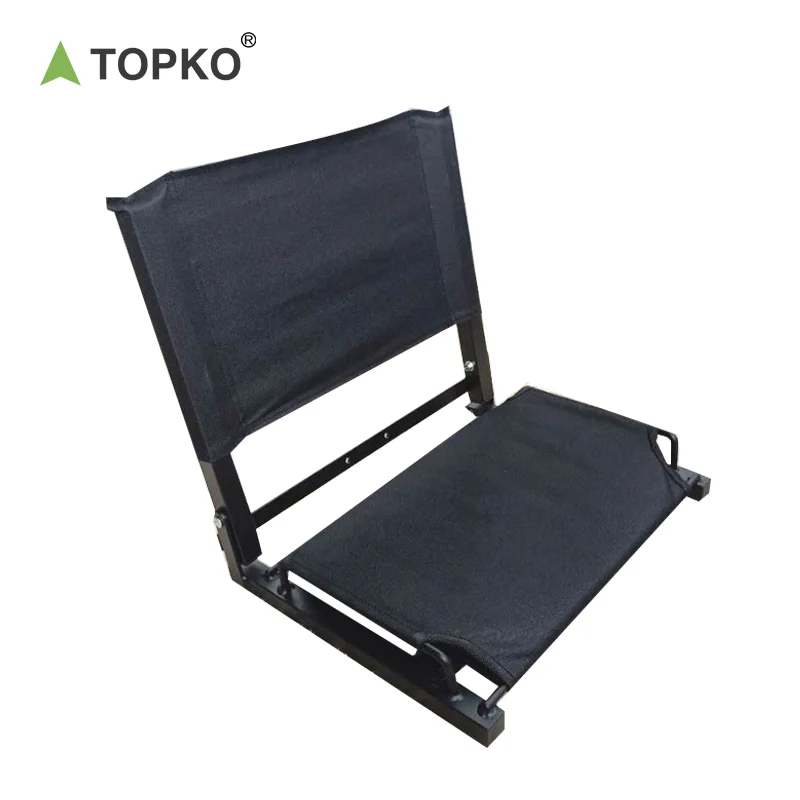 TOPKO Hot Sale Competitive Price Oxford Cover Outdoor Camping Picnic Football Folding Stadium Seat