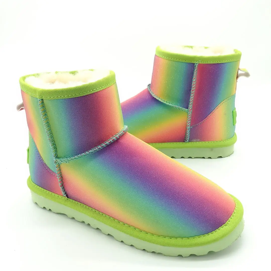 
2020 New style snow boots ladies mid-tube snow boots cotton shoes winter snow boots 