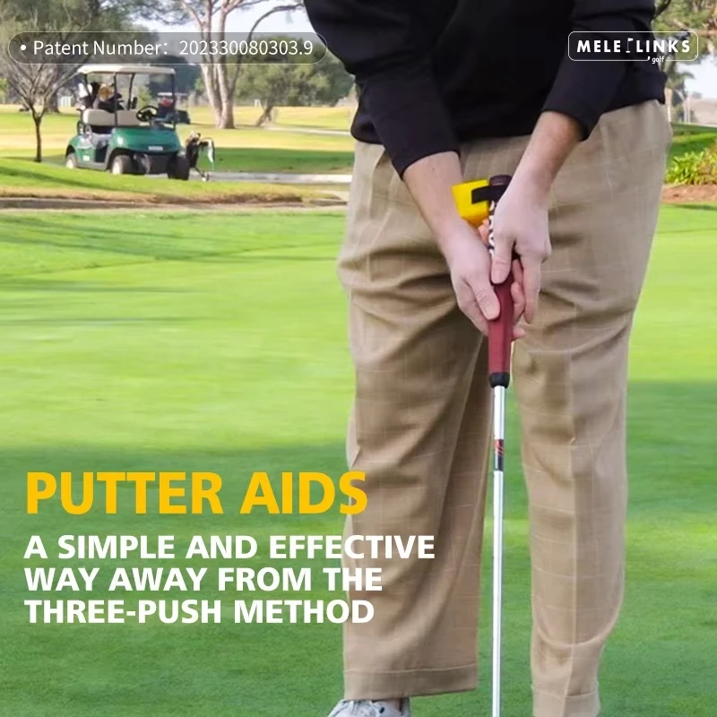 Melelinks Durable Yellow Oem  Wrist Fixer Golf Training Aids Wrist Golf Posture Corrector Golf Putting Trainer