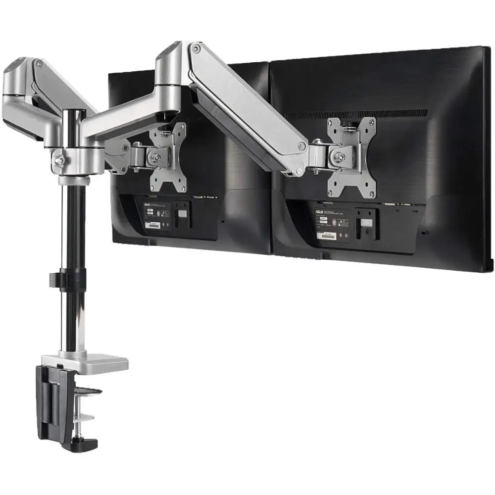 aluminum monitor arm for dual computer monitor