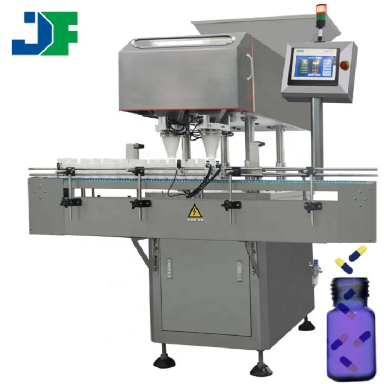 24 lane Intelligent PLC electronic automatic pill capsule tablet count machine