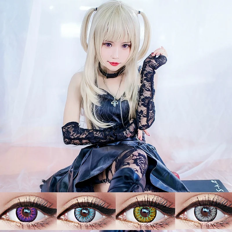 Crazy Party Halloween sharingan contact lenses new arrival blackout  Cosplay contact lenses
