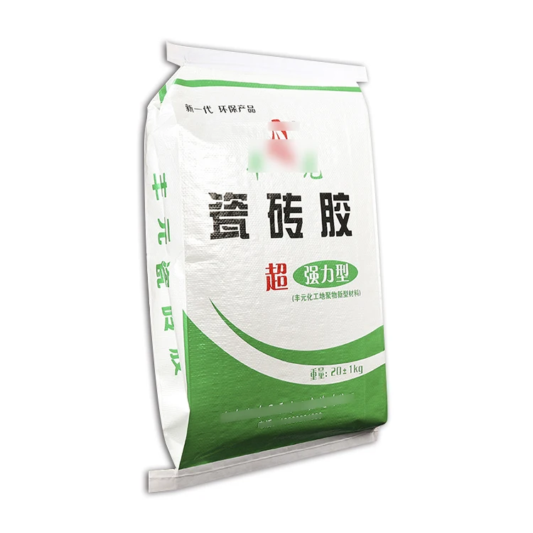 
20kg 50kg Square Bottom Moisture Proof Tile Glue Cement Bags Of Industrial 