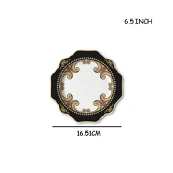 Classical Dinner Flat Plate Bone China Dinnerware Set  Dishes  Tableware