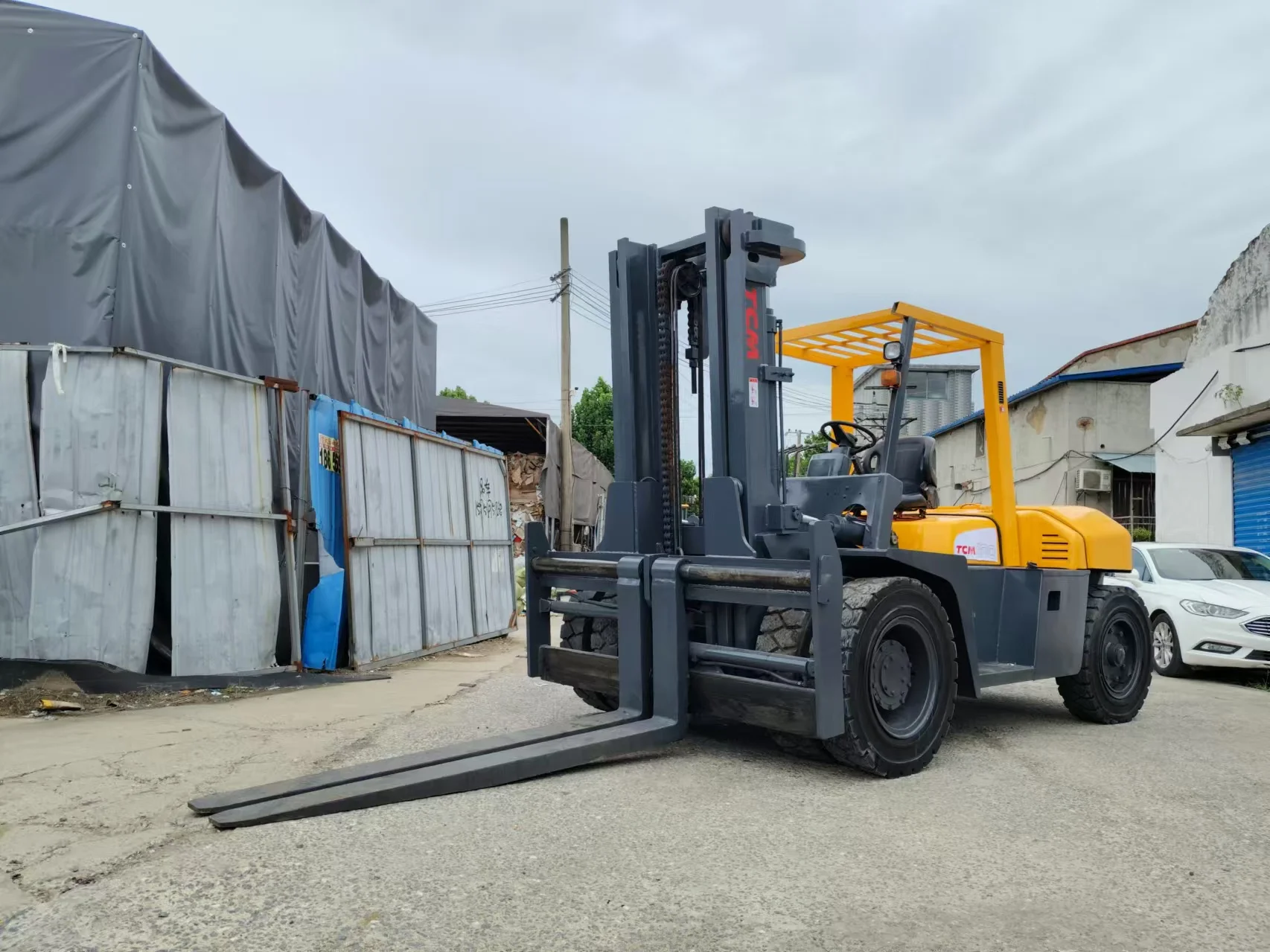 Most Popular Well Sold TCM 10Ton Forklift Used TCM FD100 TCM100 Forklift can load 4m height in stock with Fast Delivery for sale
