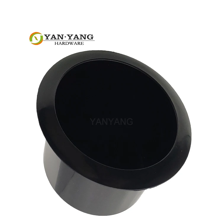 YANYANG Black Plastic Sofa Cup Holder Round Cup For Furniture Accessories