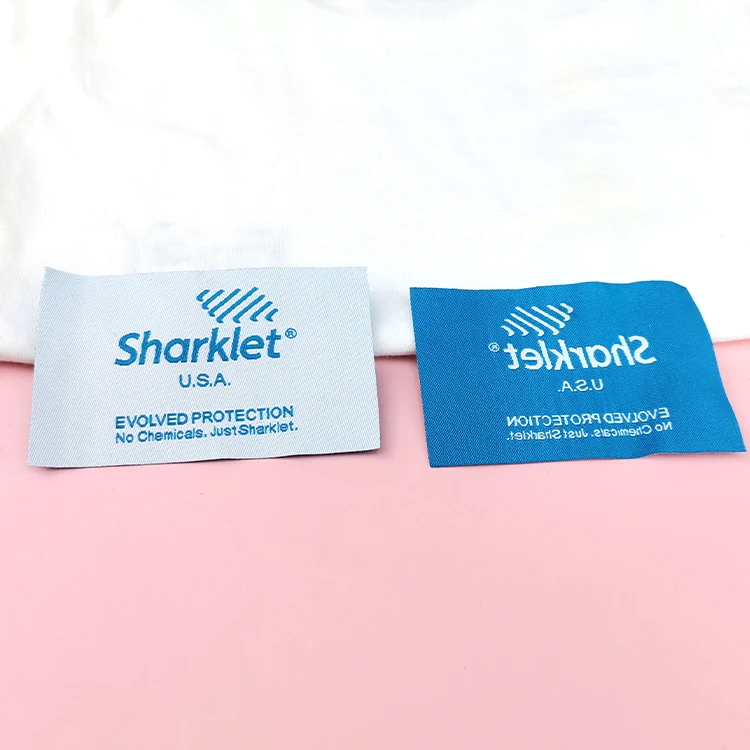 Designer Woven Labels Jeans Custom High Density Fashion for  Bags Clothing Shoes Customized Technics Logo Item Fold Color Eco