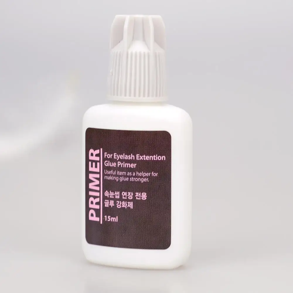 Qeelasee oem 15ml improve glue bonding korea eyelash extension glue primer