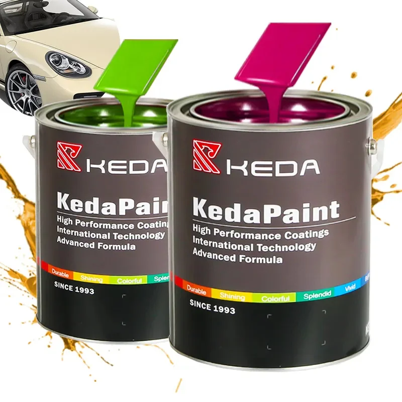 Hot Selling Car Painting Supplier Good Price Car Refinishing 1k 2k Color Fast Dry Auto Paint