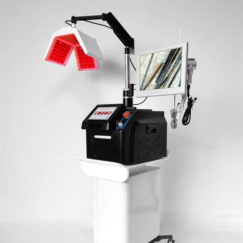 Portable Desktop Red Light 650Nm Hair Regeneration  650Nm Hair Follicle Detection Device Anti-Hair Loss Treatment Device