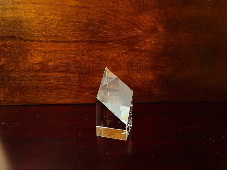 Military Medal Crystal Grammy Trophy Annual Staff Awards