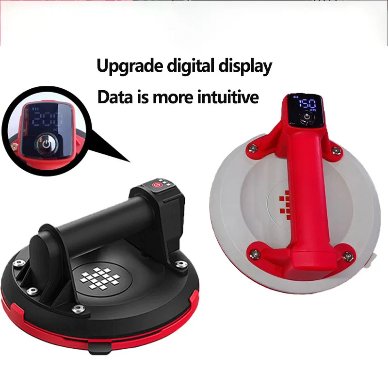 8inch 200kg Electric Suction Cup With Battery Powered For Both Smooth & Rough Surface Vacuum Lifter Electric Vacuum Tile Scuker