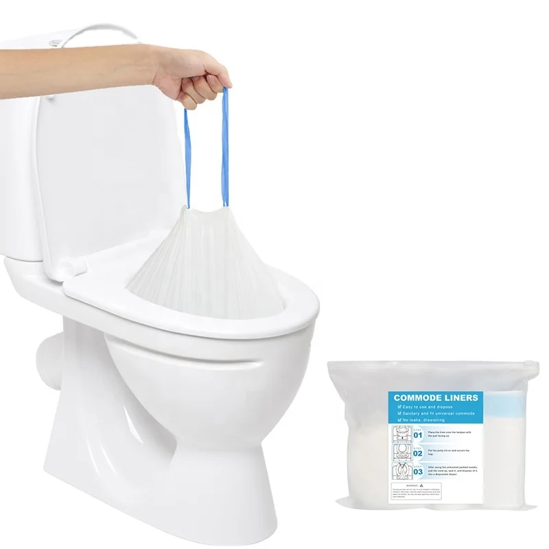Universal Biodegradable Disposable Potty Liners Refill Potty Bags 20 PCS on rolls