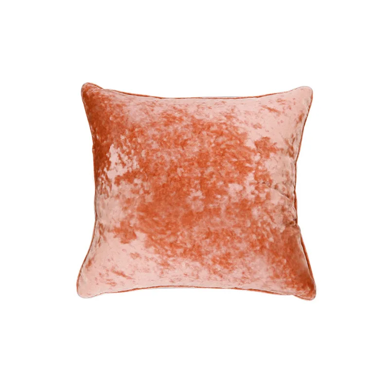 HOSHOM Wholesale Velvet 50x50 Cushion Covers Silk Pillow Case Set Satin Pillow Case Luxury