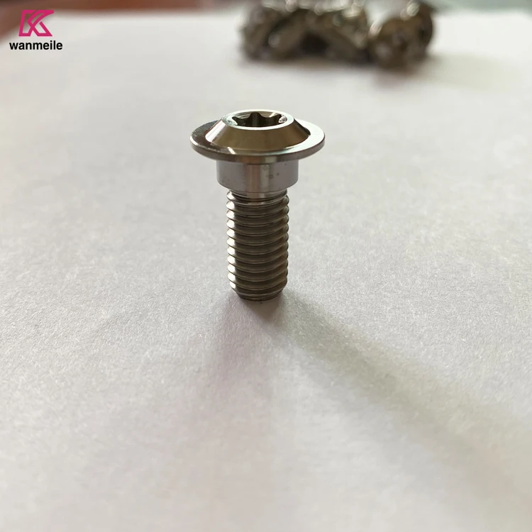 Titanium Alloy Bolt Aluminum Baoji Bolts Titanium Ti Wheel Stud Bolts Ti64-1