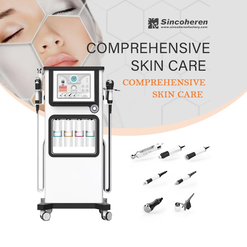 7 in 1Diamond Peeling Hydrofacials Hydro facials Machine Oxygen Dermabrasion Skin care deep cleaning facial machine