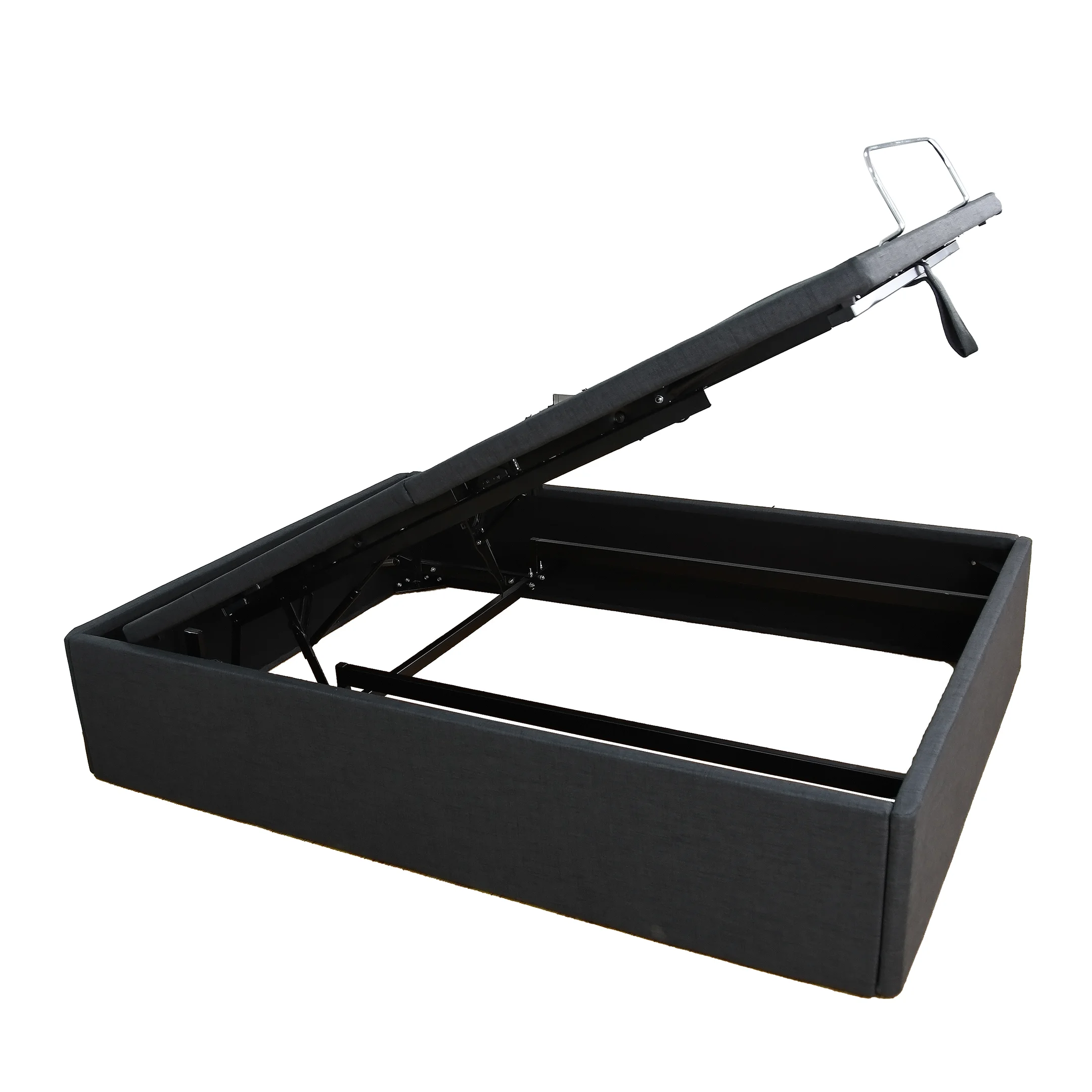 Rondure Wireless Remote Ottoman Electric Adjustable Bed Storage Electric Bed Frame Motion Storage  Bed