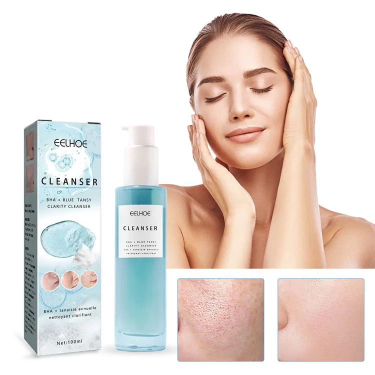 Wholesale Private Label Deep Clean Anti-Acne Gentle Remove Oily face wash facial cleanser for All Skin