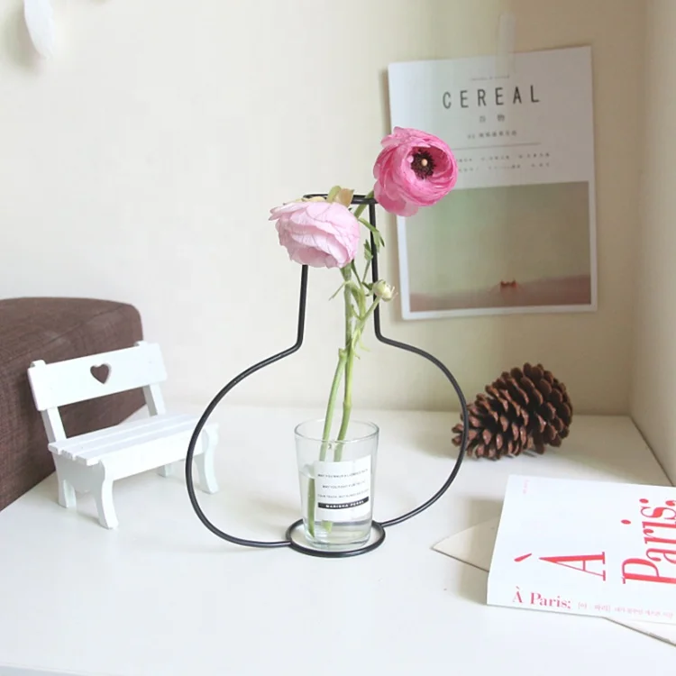 
Nordic Style Creative Crafts Ornaments Iron Vase For Home Decoration 