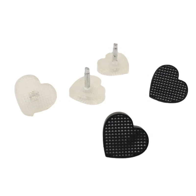 Новые резиновые наконечники на черном каблуке для женской обуви