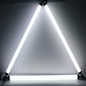 Full color 2M 48W 3D shadowless tube led stage lighting RGB Art-net control