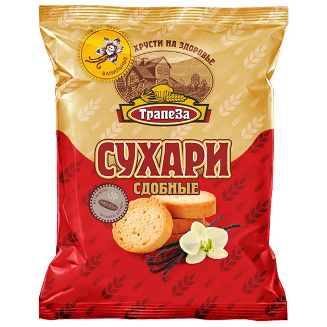 Трапеза Ванильные ароматизированные ржавчины, традиционные сладости для чая