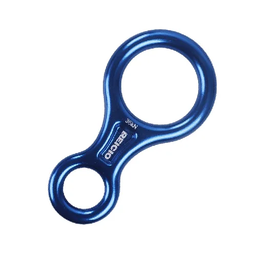 Cheap Price Lightweight 35KN Figure Eight Aluminum Alloy Rescue 8 Climbing Gear Belay Device 8th Descender