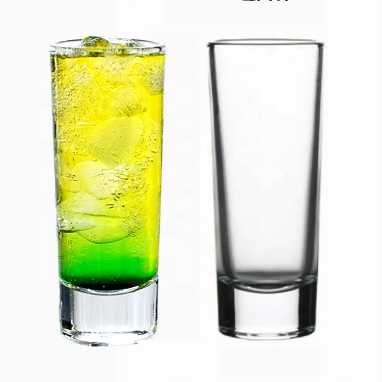 hot sale promotional 2oz bullet cylinder liquor shot glass whiskey glass cup tequila glass cup souvenir shot glasses