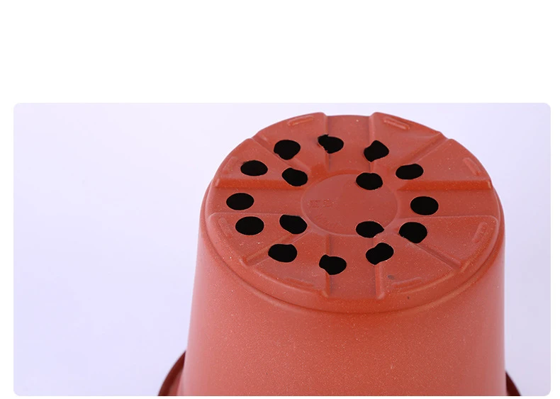 Nursery wholesale Indoor Healthy Root Seeds Grow rust Transplant mini home round flower plastic garden pots for sale
