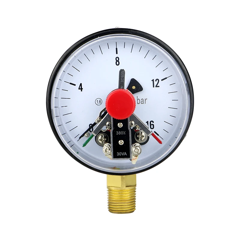 100mm copper connection Pressure Gauge Electric contact pressure gauge