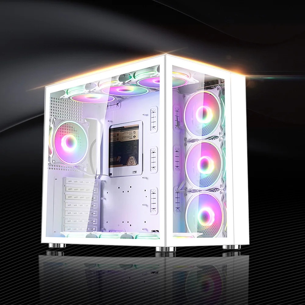 Хит продаж 2022 игровые компьютерные Чехлы корпуса RGB ATX и башни корпус для