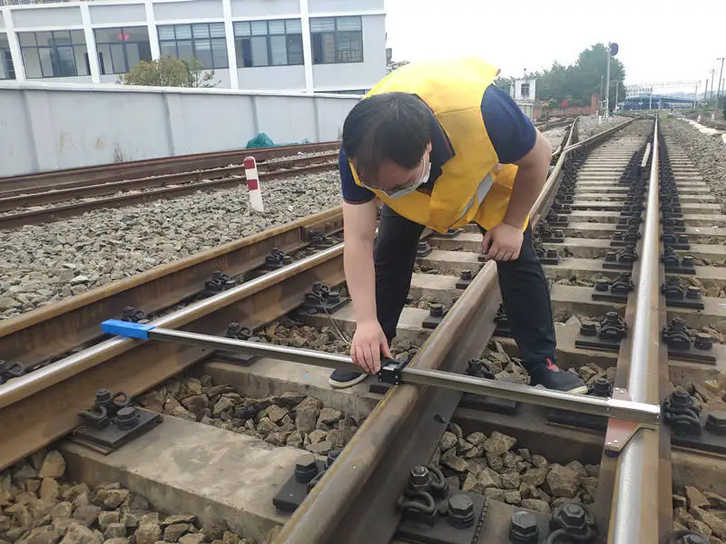 Rail Gauge Offset Ruler/ Railway Switch Measurement/ Railway Switch Rail Offset Scale Gauge Ruler