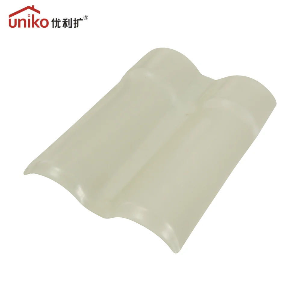 Color Stable Corrugated Plastic Sheet Exterior Roof Panels Roma ASA PVC Roof Tile for House