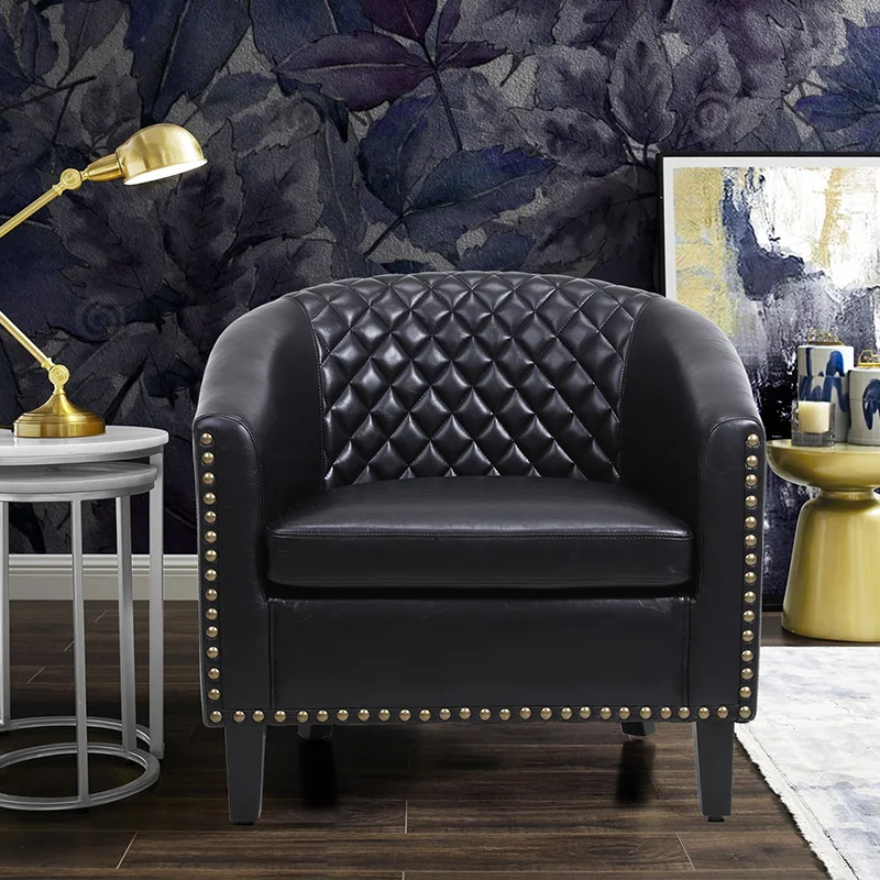 Французская мебель, диван для гостиной, одноместный диван, стул, оптовая продажа, офисный баррель, кожаный диван