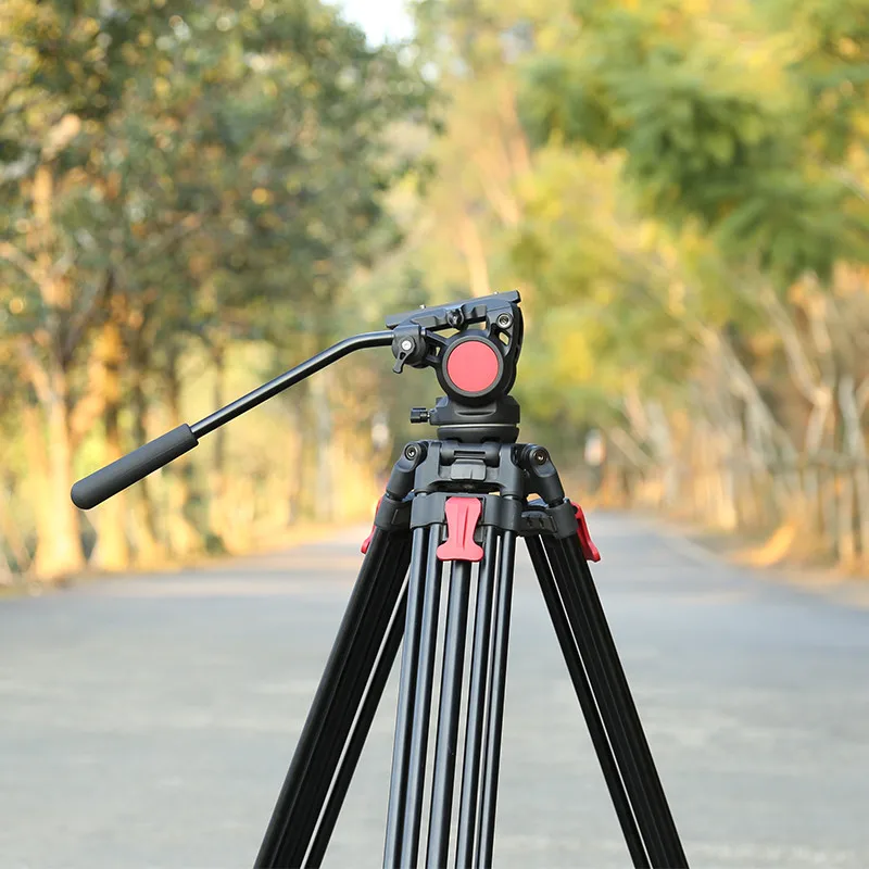 Professional heavy duty aluminium alloy video tripod camera shooting tripod stand