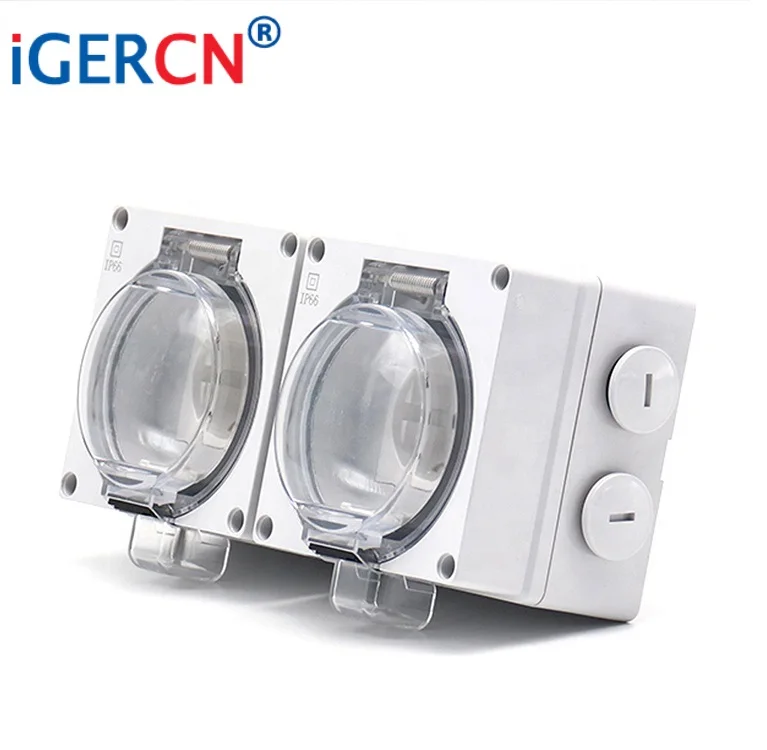 250V 16A  EU/Russia weatherproof wall socket  /EU design waterproof wall socket