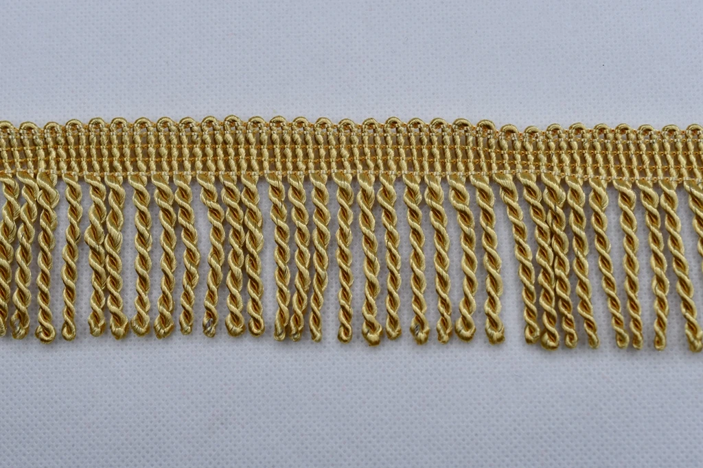 Wholesale More Colors 5.5CM 2Inch Rope Twisted Bullion Fringe for Clothes