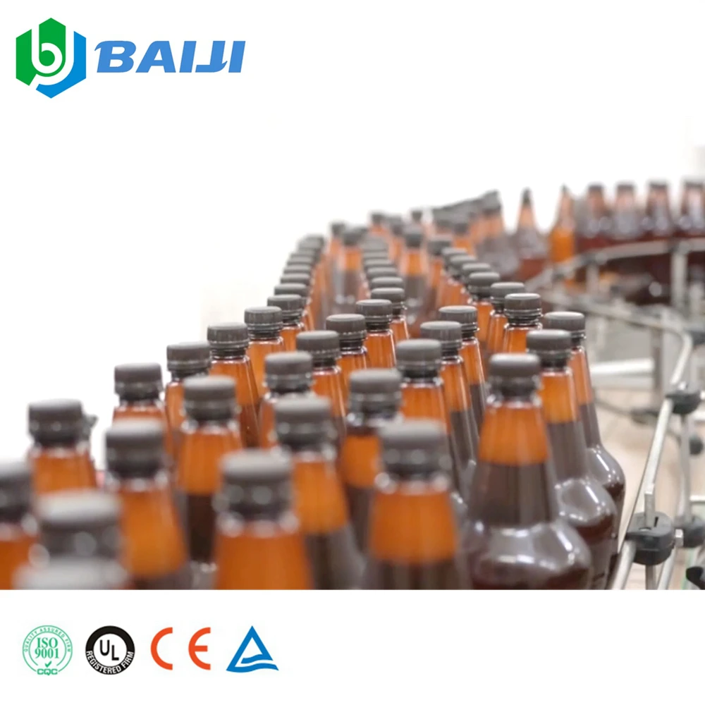 Automatic 2L plastic PET bottle craft beer bottling filling capping equipment machine production line