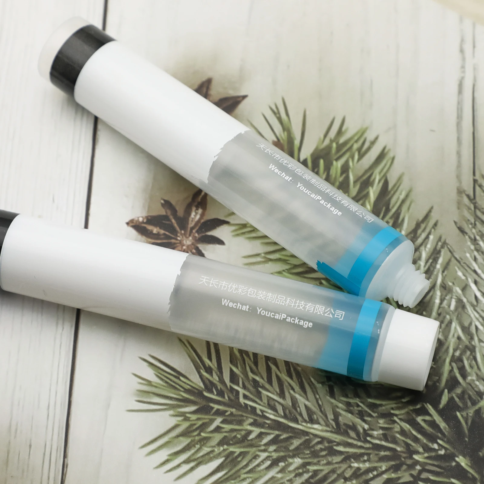 20ml 36ml 50ml 75ml 100ml Squeeze Tubes Custom Plastic Tube Private Label Custom Logo Clear Transparent PE Soft plastic tubing w