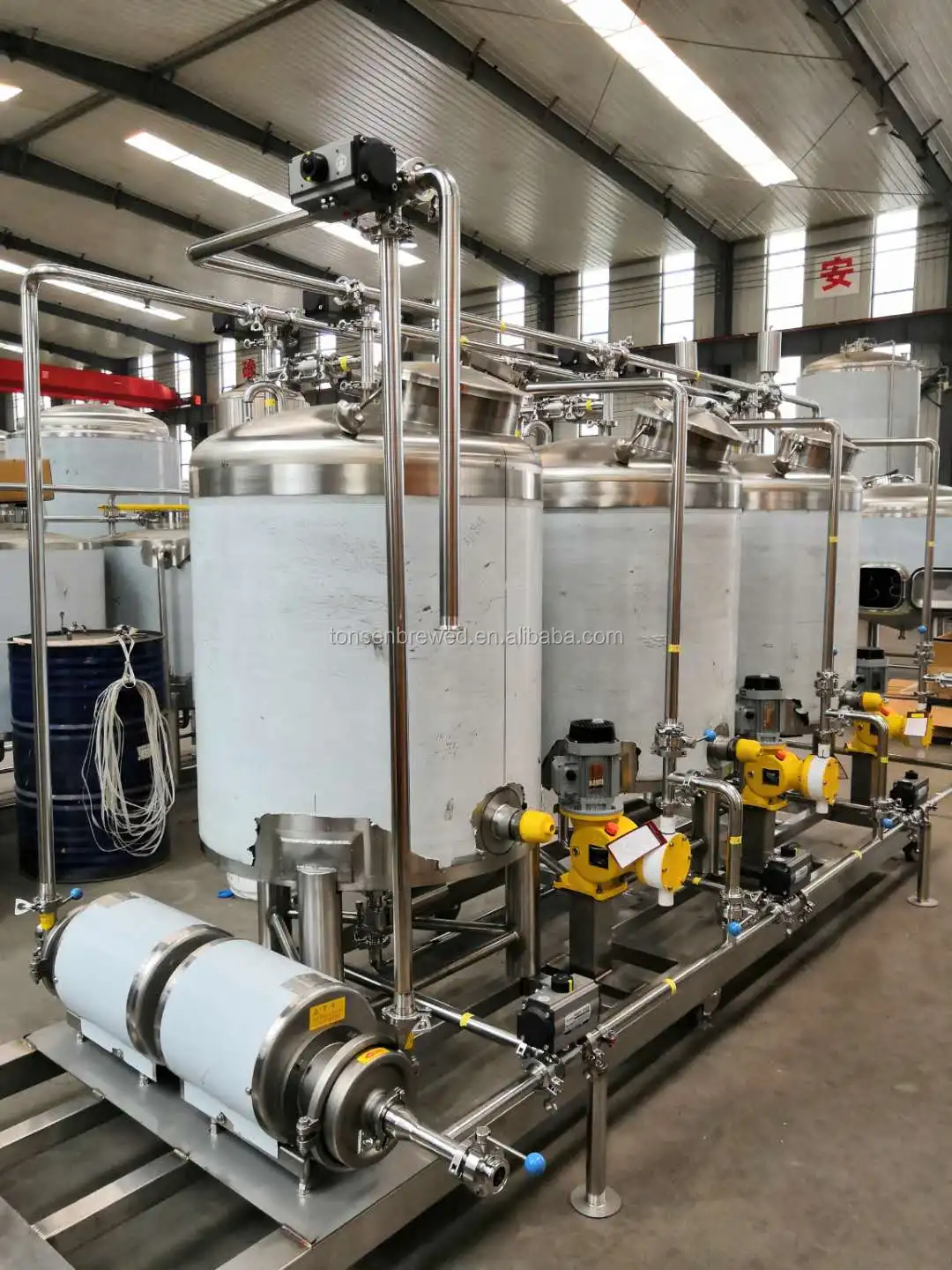 Tonsen portable brewhouse cleaning system cip system