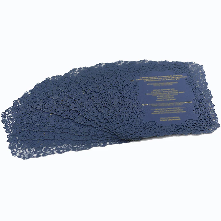 Aegean Gift Custom Foil Silver Uv Party Holiday Festive Event Invitation Wed Thank You Card For Christening