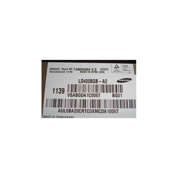 Новый модуль ЖК-дисплея T400HW04 V2 40,0 дюймов 1920*1080 lvds