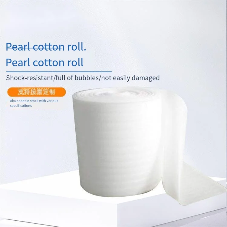 Epe Packing Foam Rolls Padding Sheets Long Expanded Polyethylene Factory Directly White 1mm Thickness 100m Foam Wrap Pe Foam
