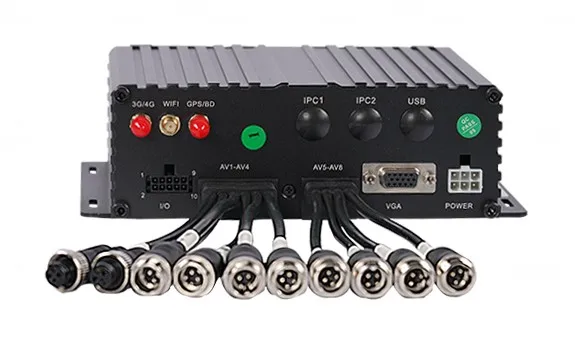 High Quality 4CH 1080P car dvr 4 channel full hd mobile dvr