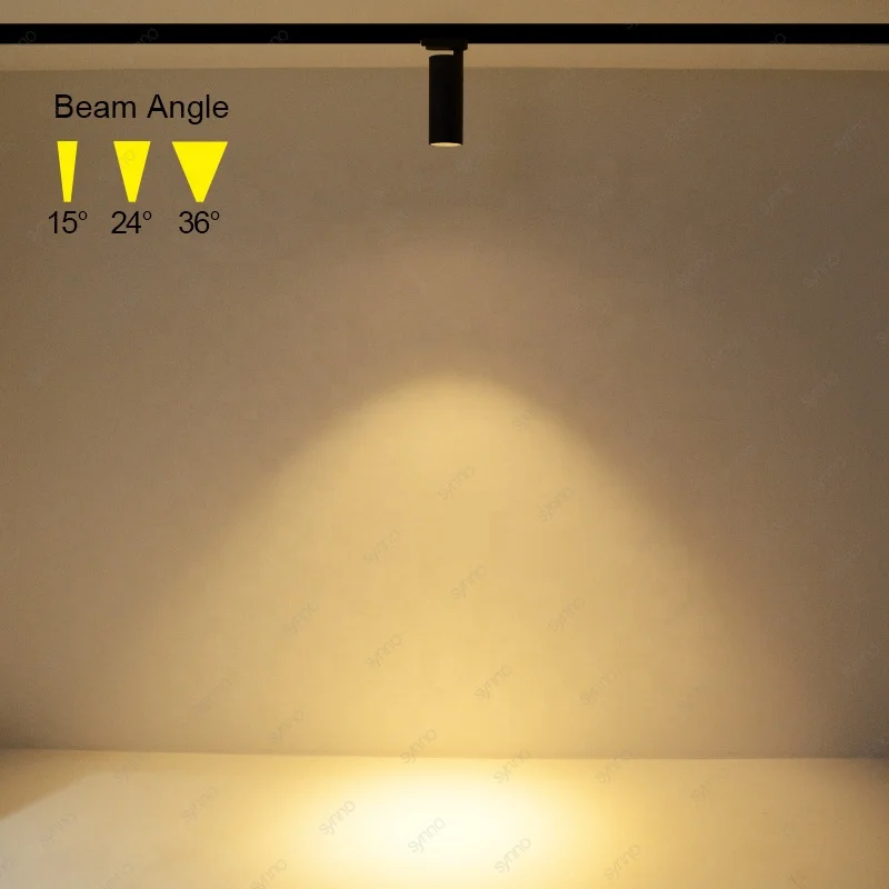 Hot Sale 48V Magnetic Track System Surface Mounted Spot Focus Lamp Linear Light Magnetic LED Track Light For Commercial Lighting